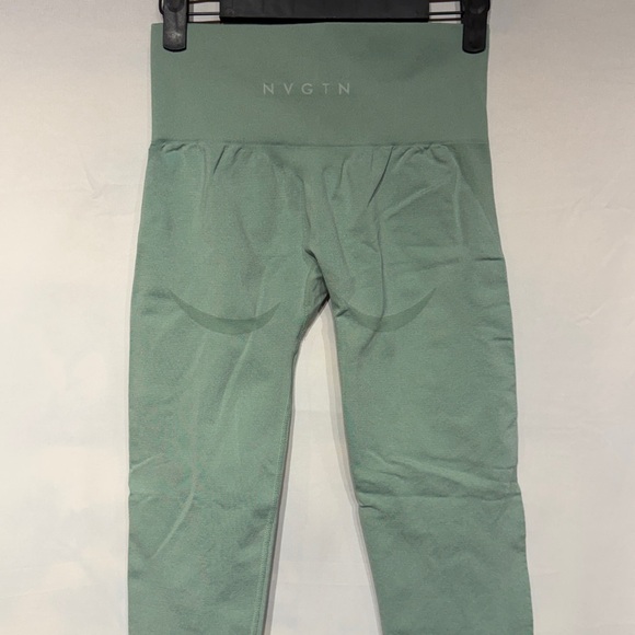 NVGTN Contour Seamless Leggings Sage Green Size Small - Picture 7 of 9